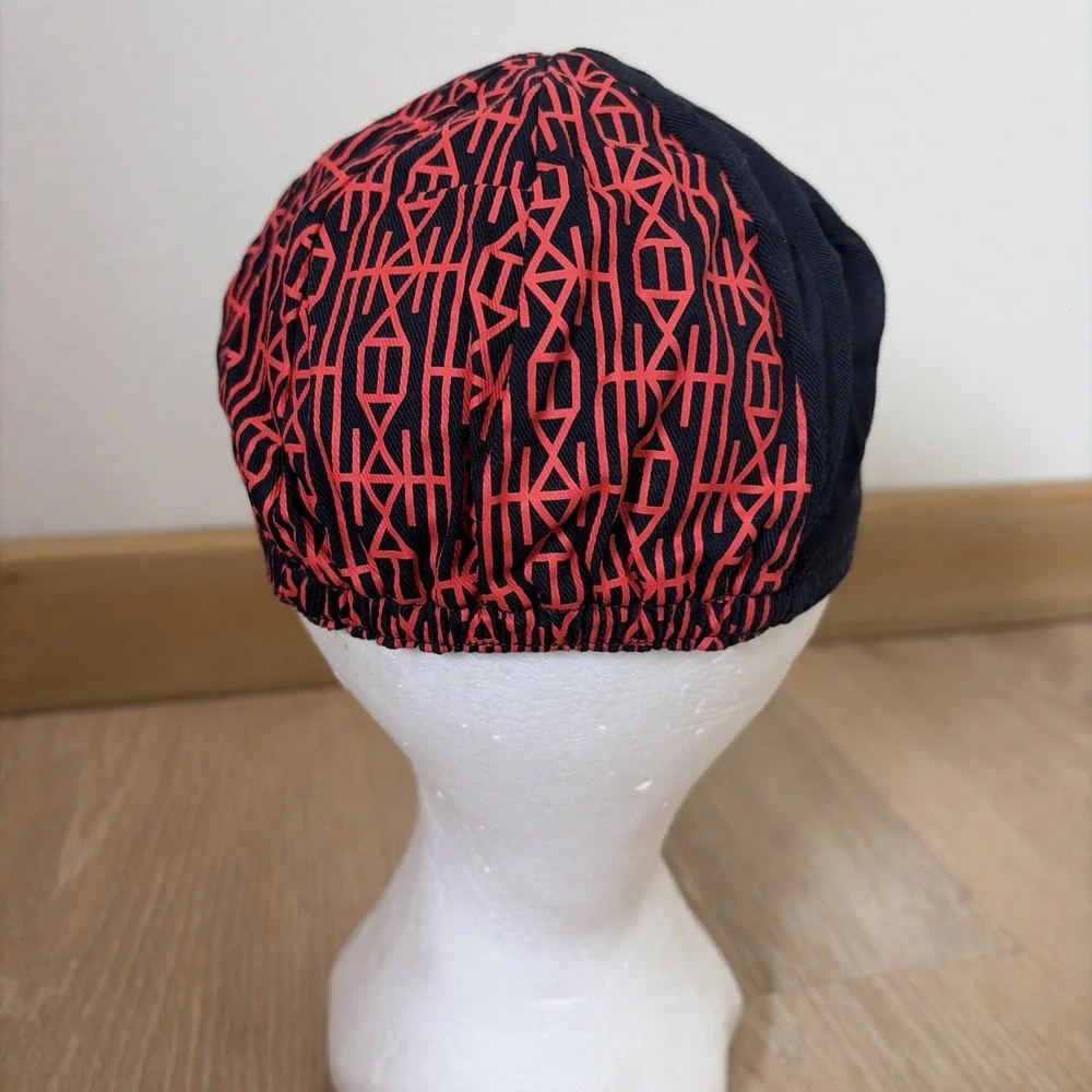 Rapha Seattle Cycling‎ Cap RCC Navy Red Pattern Club Hat Lightweight Bike
